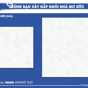 Gạch lát nền (60×60) HP.FB6005 đá bóng kính