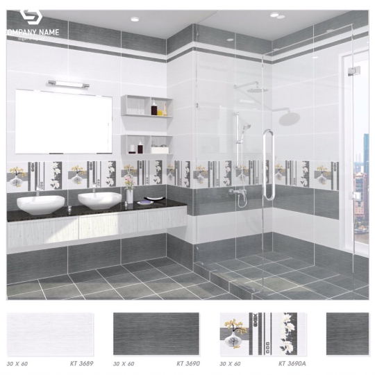 Gạch ốp tường (30x60) HP.KT3689 men mờ